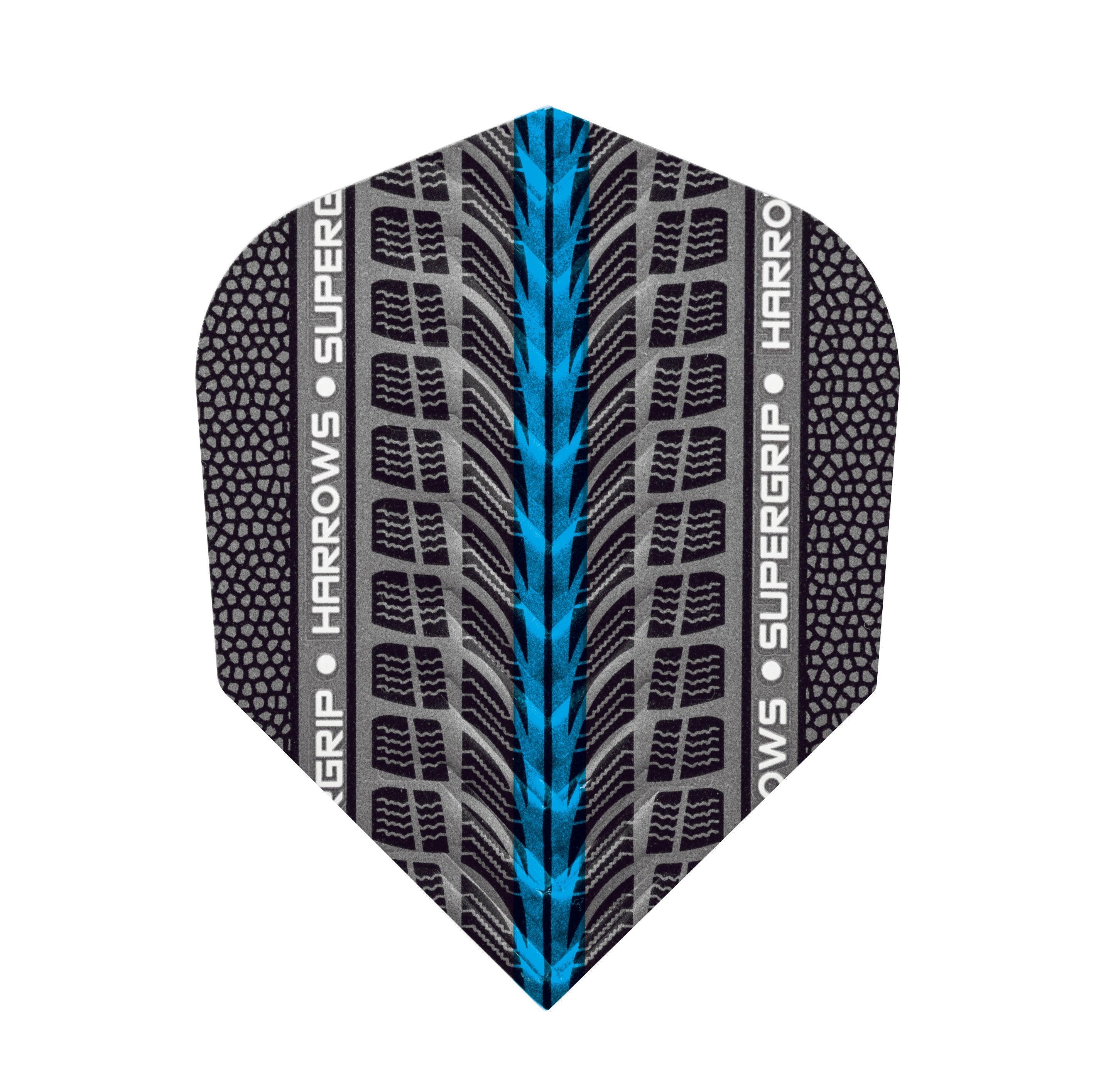 Harrows - Supergrip Blau - 100 Micron - Dart Flights - Direct Darts - 1