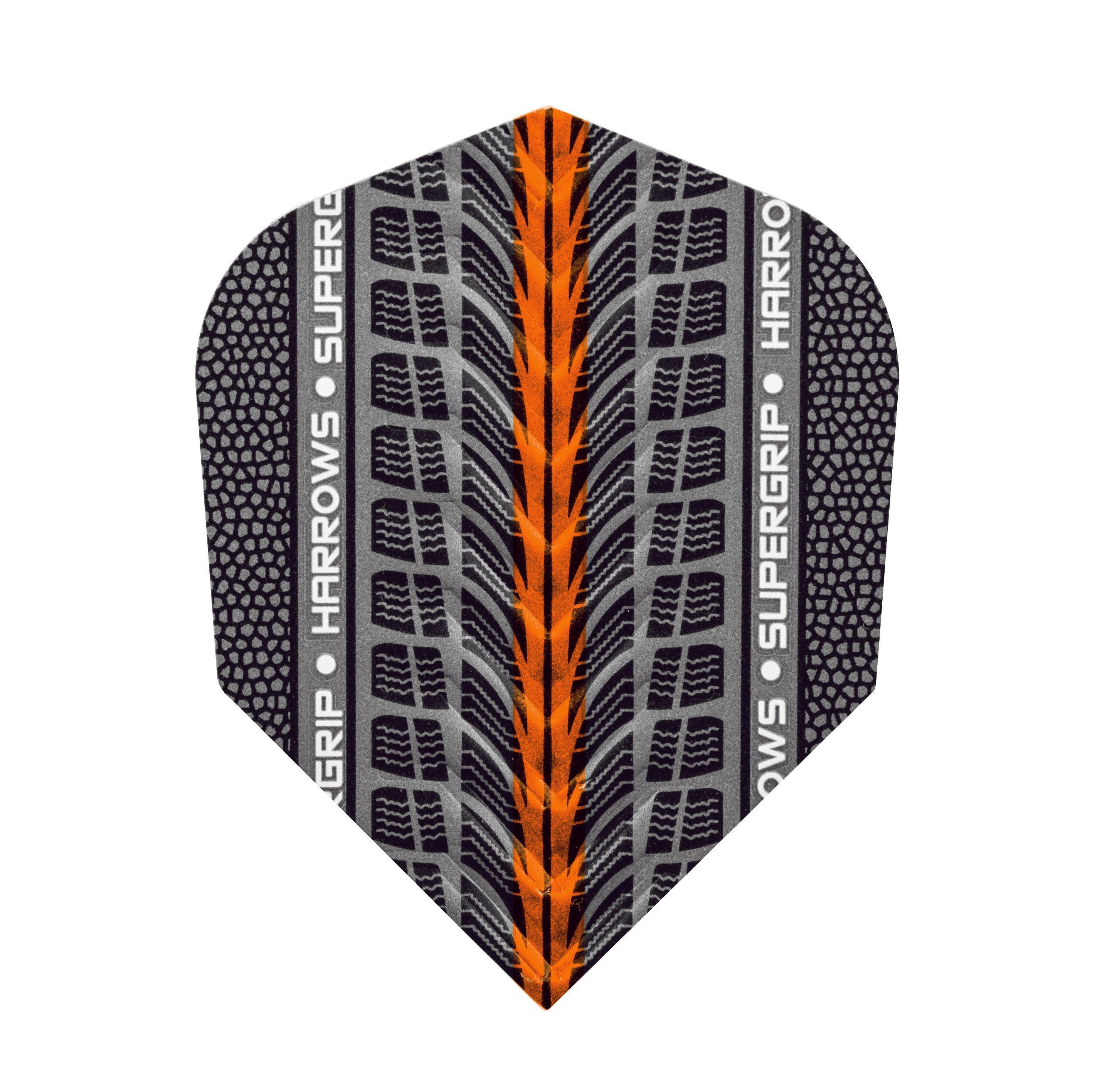 Harrows - Supergrip Orange - 100 Micron - Dart Flights - Direct Darts - 1