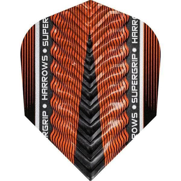 Harrows - Supergrip - Orange - 100 Micron - Dart Flights - Direct Darts - 1