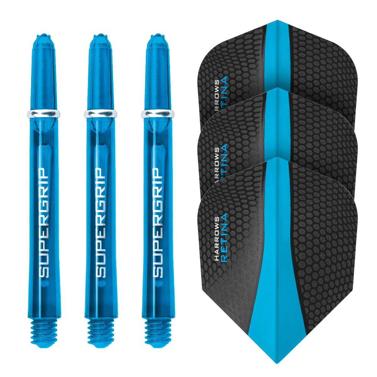 Harrows - Shafts/Toll Set - Aqua - Direct Darts - 1