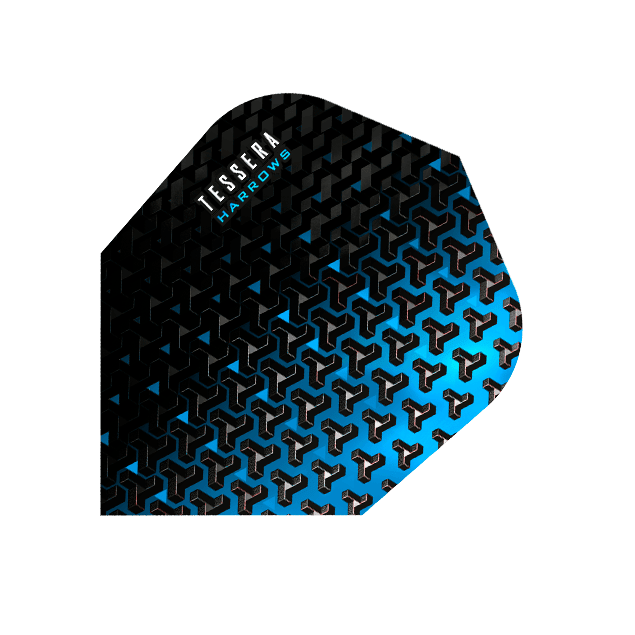 Harrows - Tessera Blau - 100 Micron - Dart Flights - Direct Darts - 1