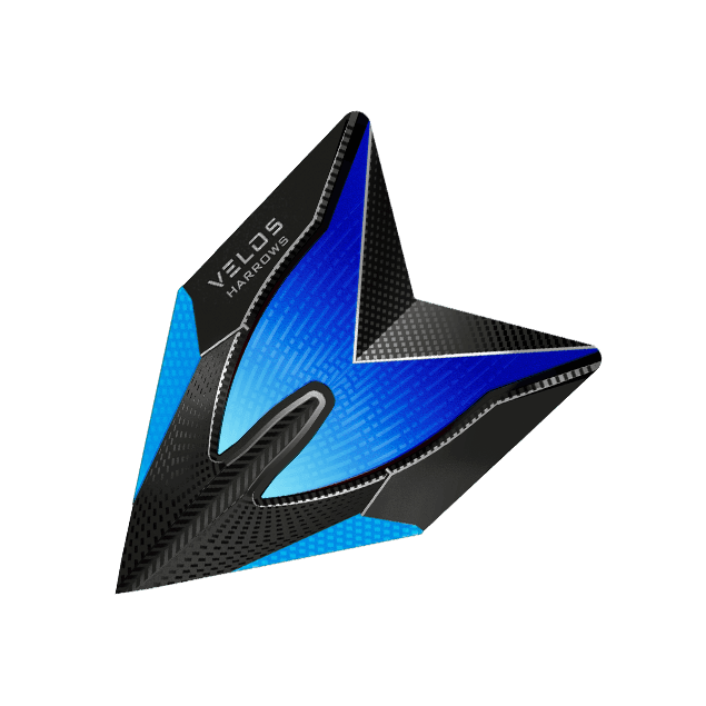 Harrows - Velos Blau - 100 Micron - Dart Flights - Direct Darts - 1