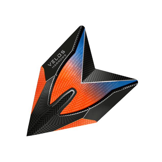 Harrows - Velos Orange - 100 Micron - Dart Flights - Direct Darts - 1
