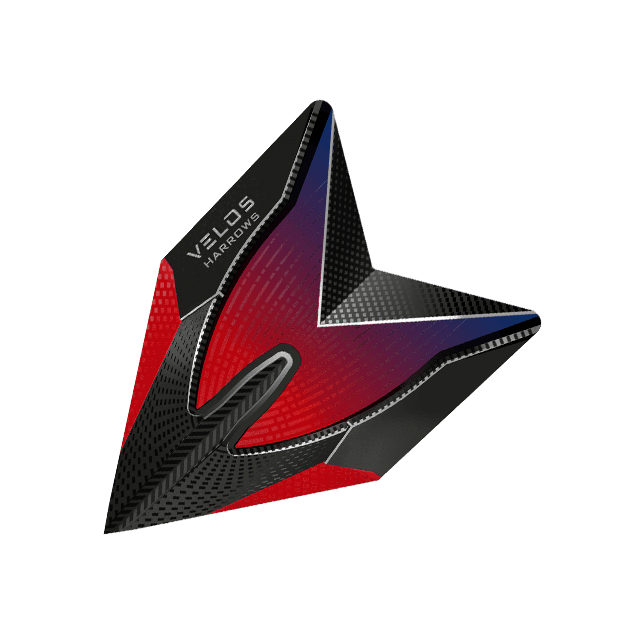 Harrows - Velos Rot - 100 Micron - Dart Flights - Direct Darts - 1