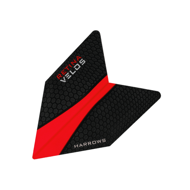 Harrows - Velos Retina V2 Rot - 100 Micron - Dart Flights - Direct Darts - 1