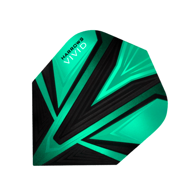 Harrows - Vivid Jade - 100 Micron - Dart Flights - Direct Darts - 1