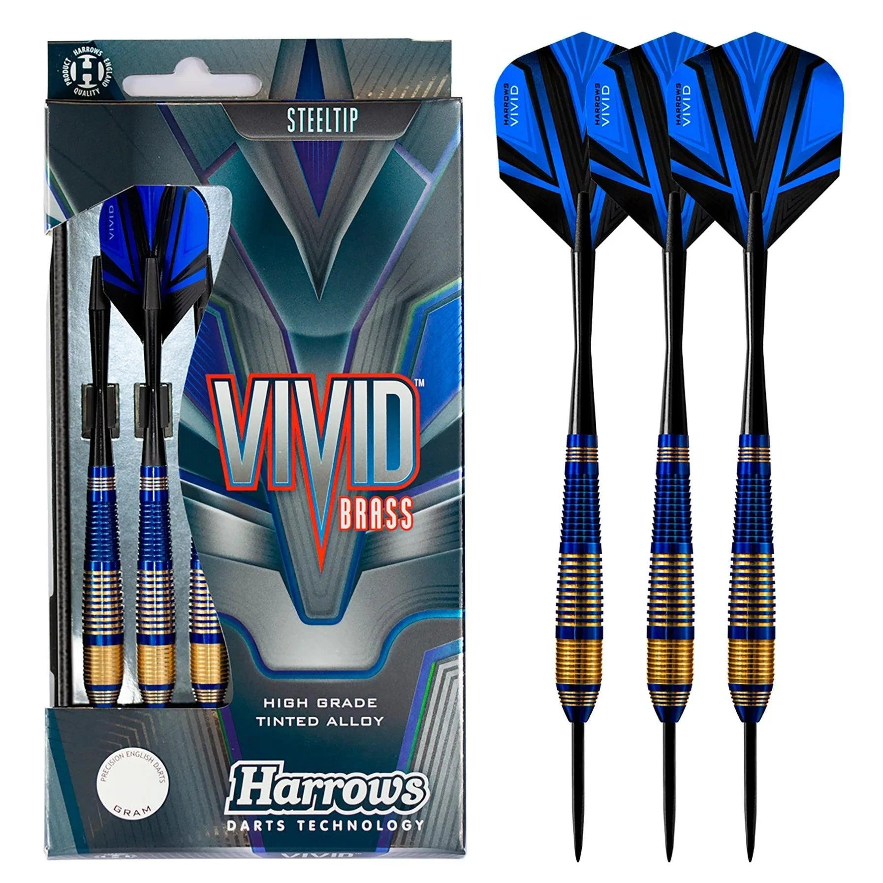 Harrows - Vivid Blau - Steeldarts - Direct Darts - 2