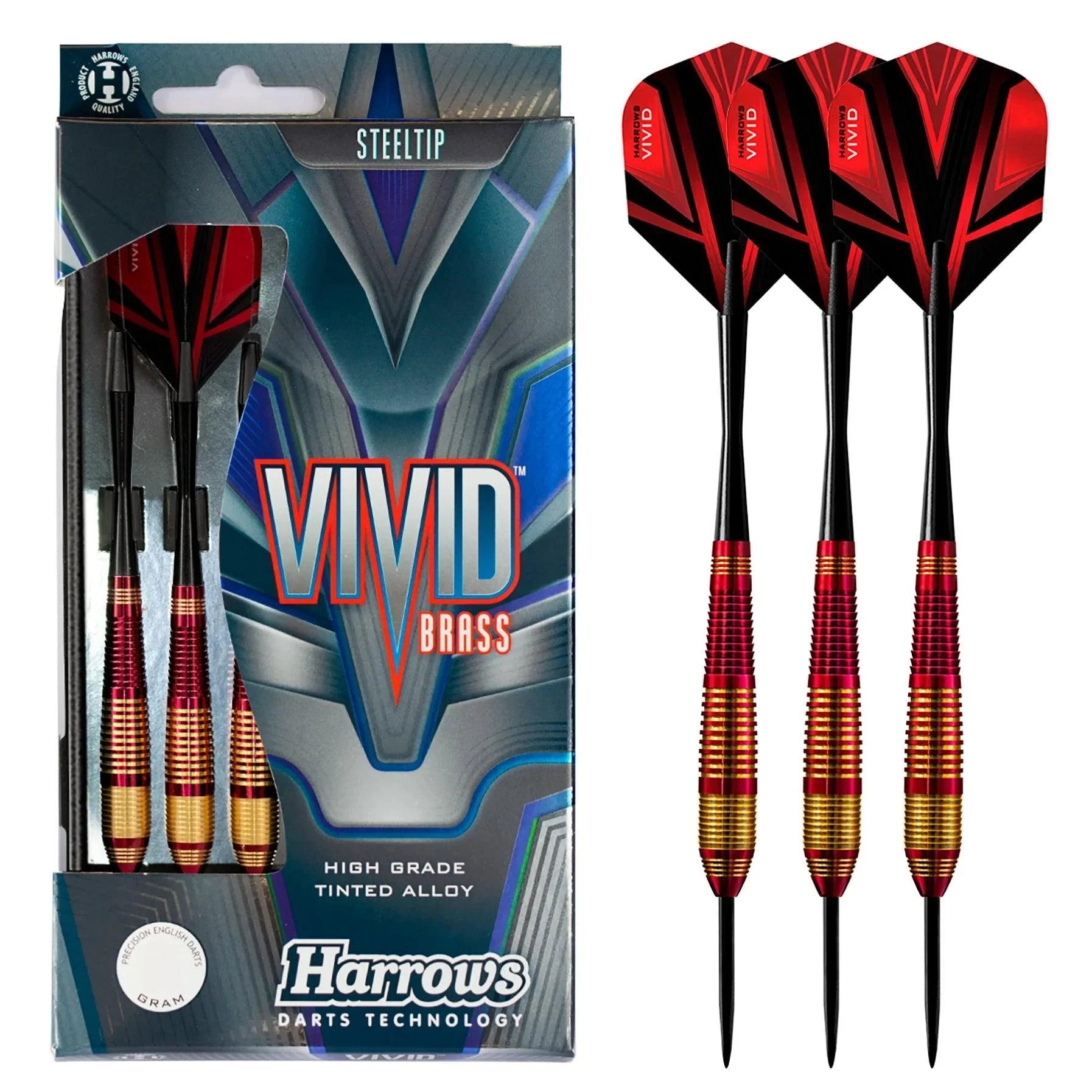 Harrows - Vivid Rot - Steeldarts - Direct Darts - 2