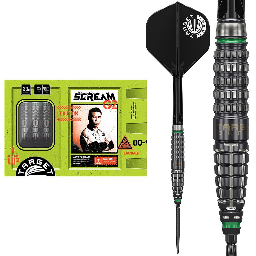Target Japan - Prime Series Scream Gen2 - 90% - Steeldarts - Direct Darts - 1