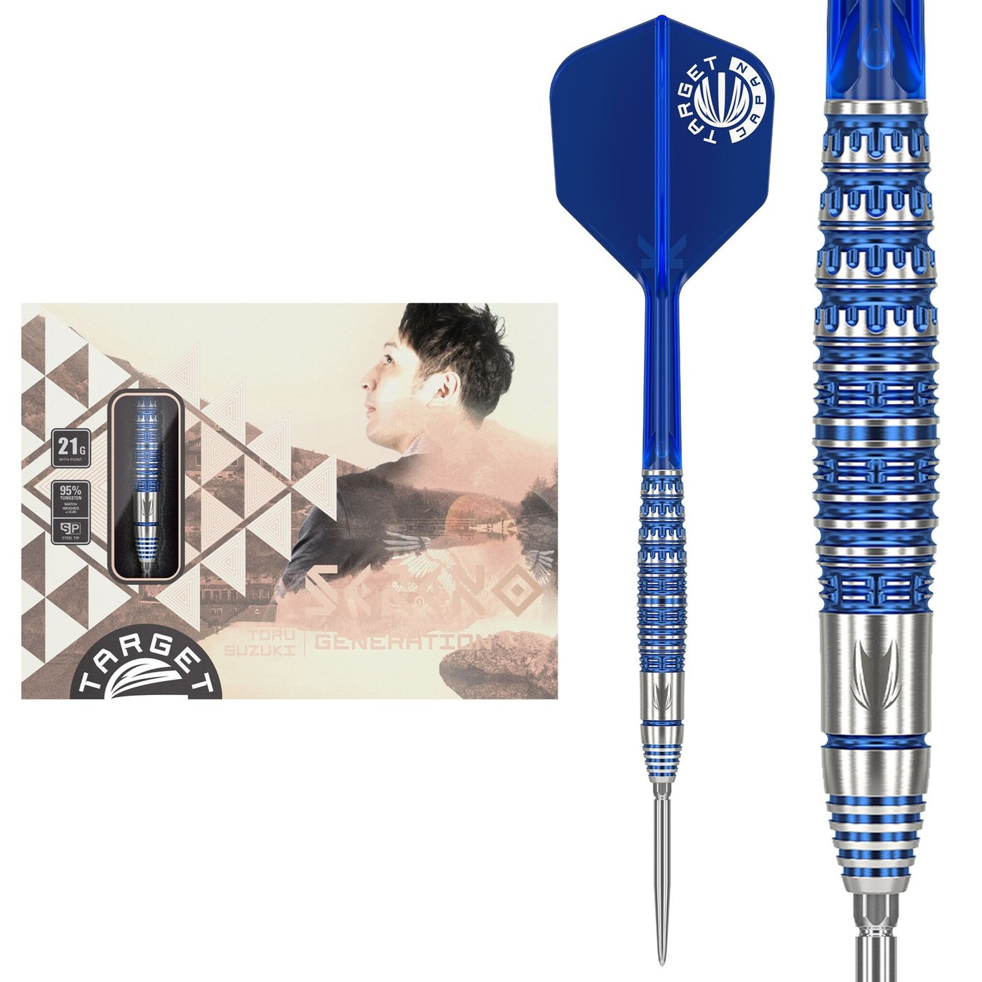Target Japan - Tooru Suzuki Sereno Gen 1 - 95% - Steeldarts - Direct Darts - 1