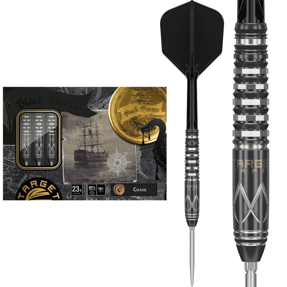 Target Japan - Black Marque Lite Chaos - 90% - Steeldarts - Direct Darts - 1