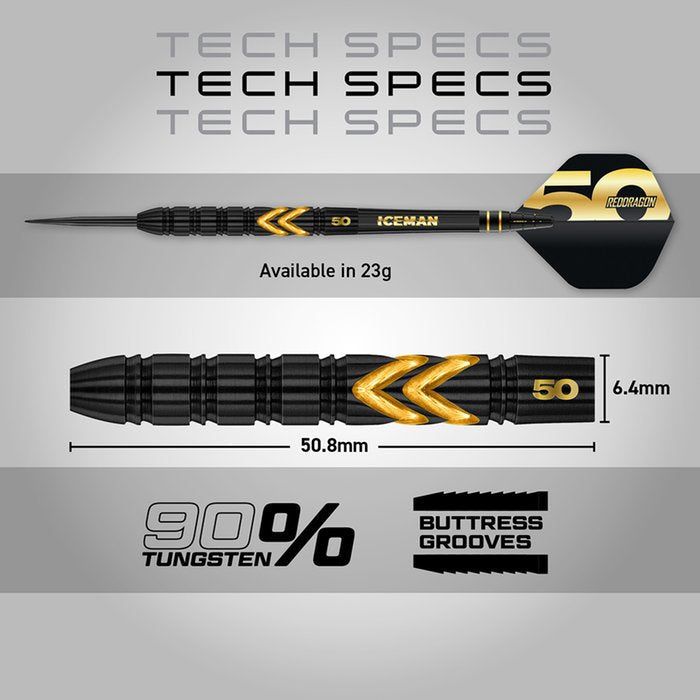 Red Dragon - Gerwyn Price 50 Years 90% - Steeldarts - Direct Darts - 6