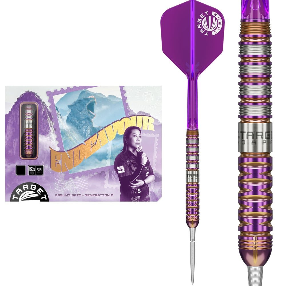 Target Japan - Endeavour Gen2 - 90% - Steeldarts - Direct Darts - 1