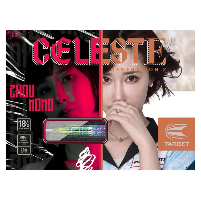 Target Japan - Zhou Momo Celeste Gen2 - 95% - Steeldarts - Direct Darts - 4