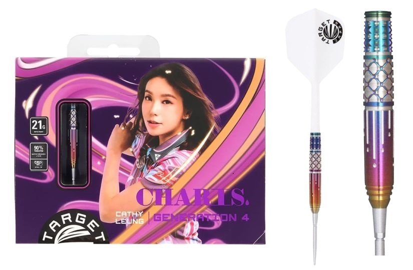 Target Japan - Cathy Leung Charis Gen4 - 90% - Steeldarts - Direct Darts - 1