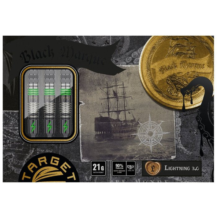 Target Japan - Black Marque Lightning 3.0 - Steeldarts - Direct Darts - 4