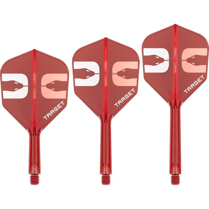 Target - K-Flex - Nathan Aspinall - Rot - No6 - Darts Flights/Schaft - Direct Darts - 1