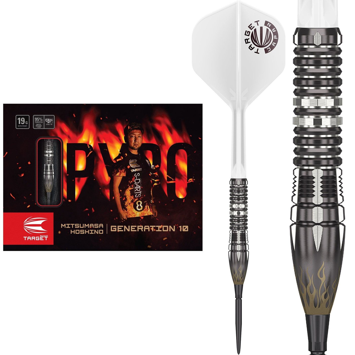 Target Japan - Pyro Gen10 - 95% - Steeldarts - Direct Darts - 1