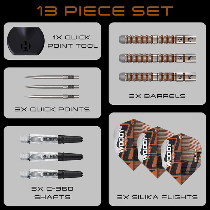 Harrows - Luke Woodhouse Series 3 90% - Steeldarts - Direct Darts - 7