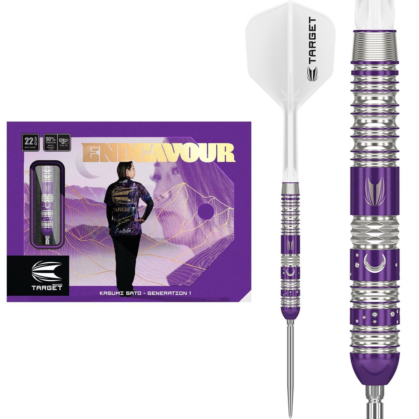 Target Japan - Endeavor - 90% - Steeldarts - Direct Darts - 1