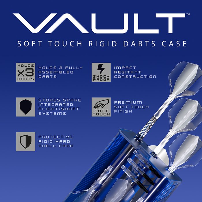 Harrows - Vault - Blau - Darts Taschen - Direct Darts - 2