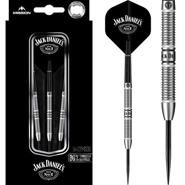 Jack Daniels - Old No7 Volfram Darts Ringed 80% - Steeldarts - Direct Darts - 1
