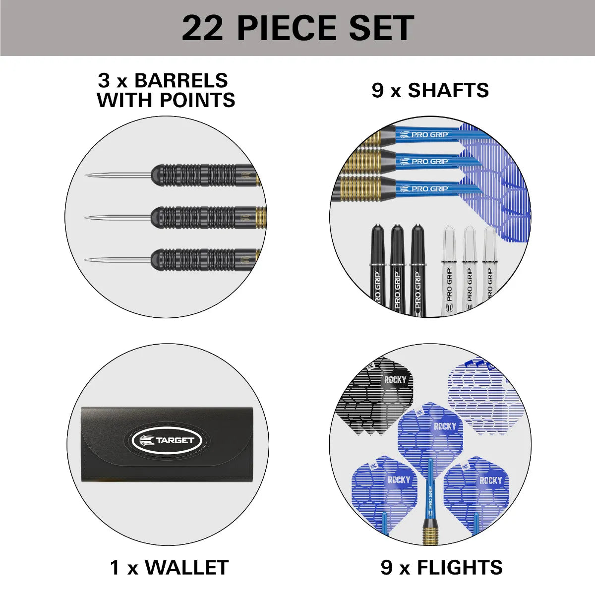 Target - Josh Rock Brass - Steeldarts - Direct Darts - 2