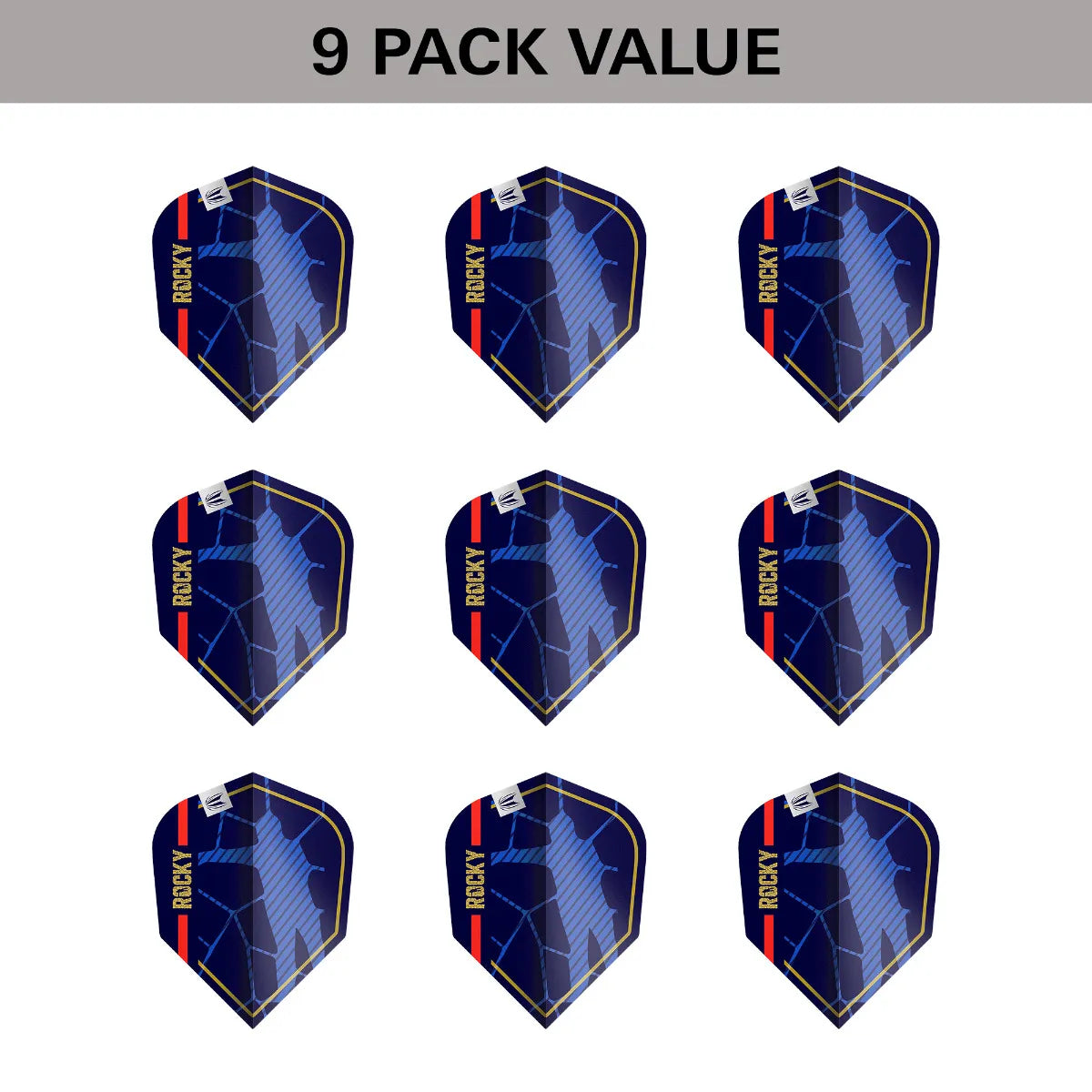 Target - Josh Rock G1 Pro Ultra - No2 (9 Stück) - 100 Micron - Dart Flights - Direct Darts - 2
