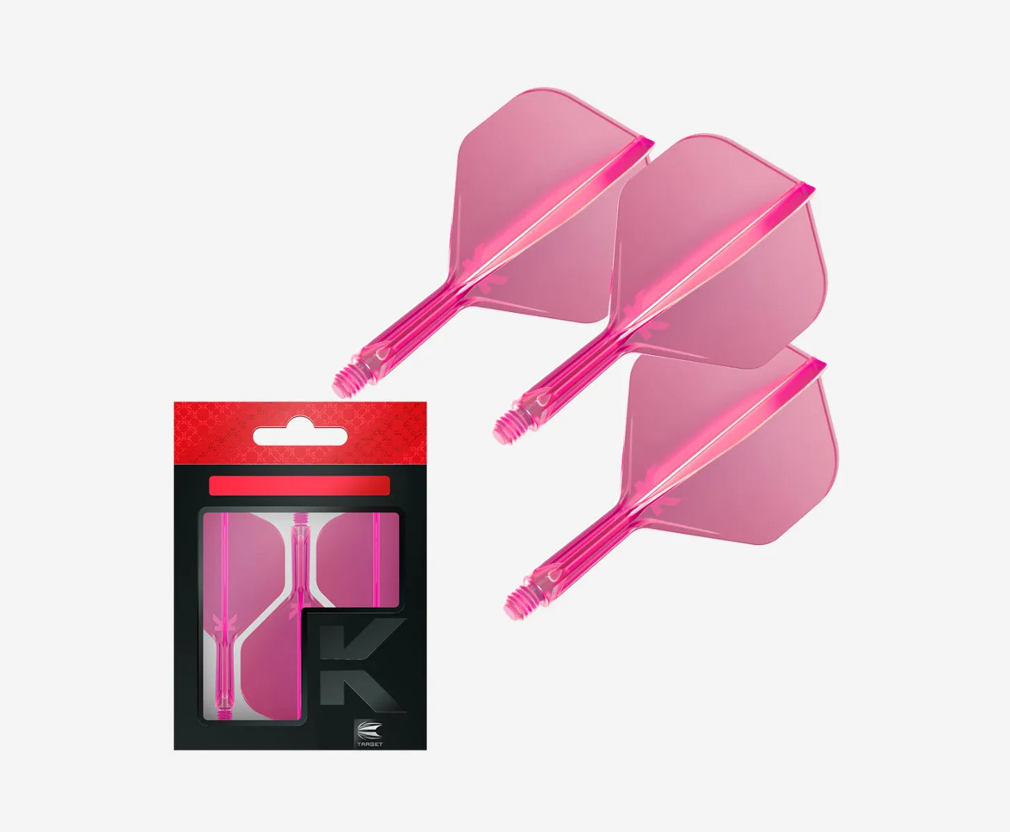 Target - K-Flex - No2 - Neon Rosa - Flight System - Direct Darts - 2