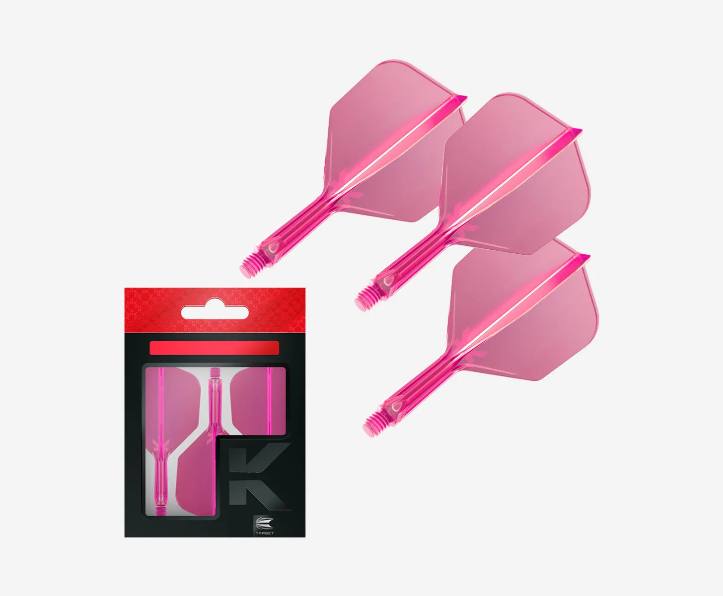 Target - K-Flex - No6 - Neon Rosa - Flight System - Direct Darts - 2