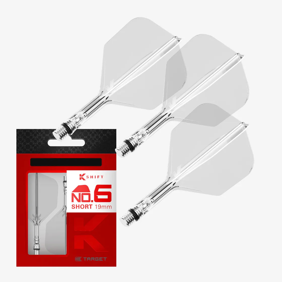 Target - K-Shift Klar   - No6 - Flight Systeme - Direct Darts - 1