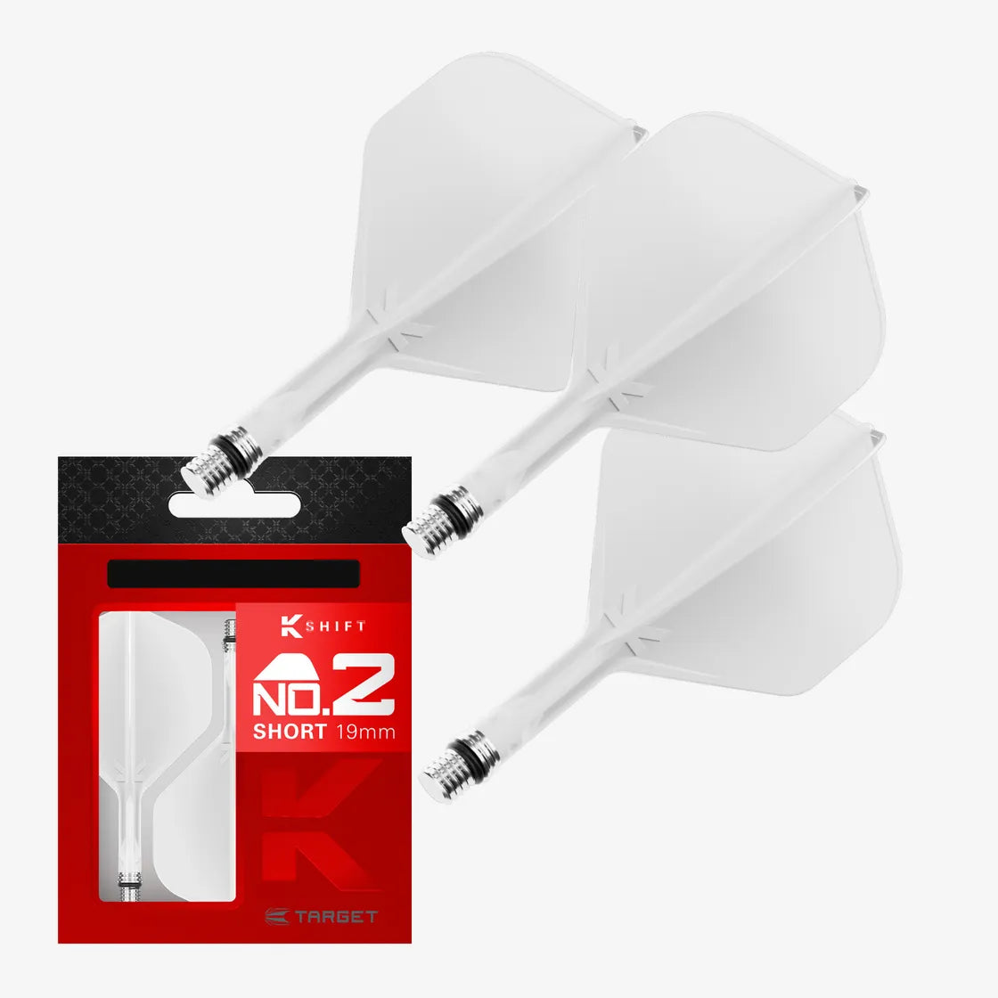Target - K-Shift Weiß   - No2 - Flight Systeme - Direct Darts - 1