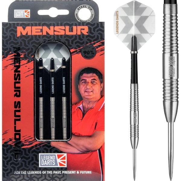 Legend Darts - The Gentle - Mensur Suljovic 90% - Silber - Steeldarts - Direct Darts - 1