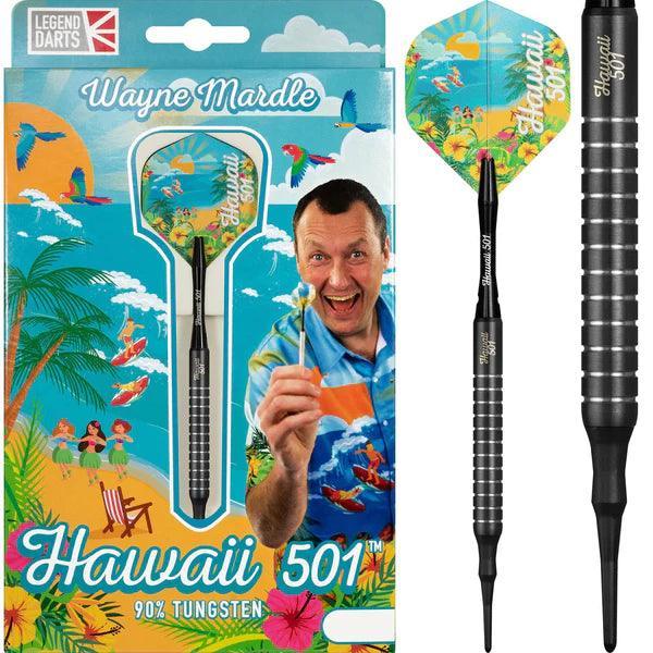 Legend Wayne Mardle - Hawaii 501 90% - Schwarz - Softdarts - Direct Darts - 1