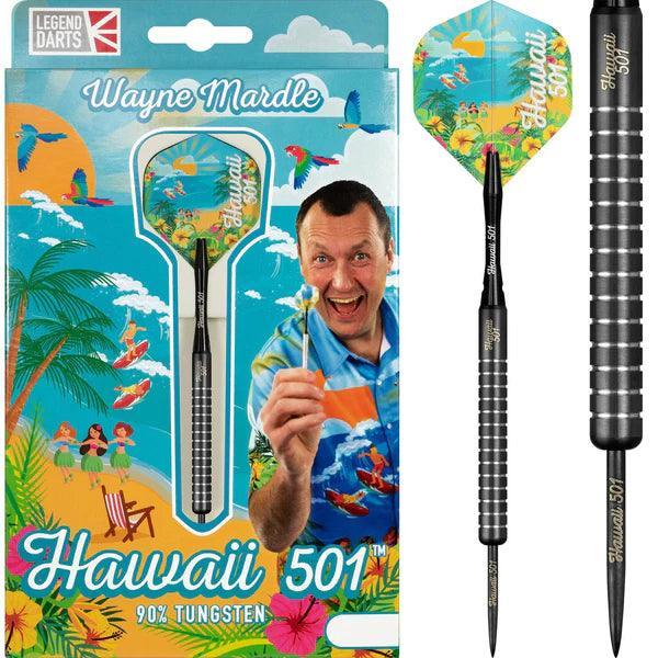 Legend Wayne Mardle - Hawaii 501 90% - Schwarz - Steeldarts - Direct Darts - 1