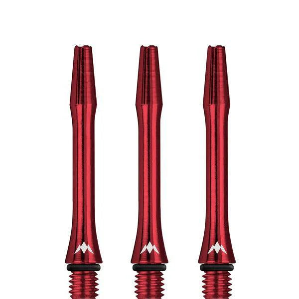 Mission - Alicross - Aluminium - Rot - Dart Shafts  - Direct Darts - 3