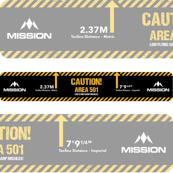 Mission - Oche - Caution Area 501 - Direct Darts - 1