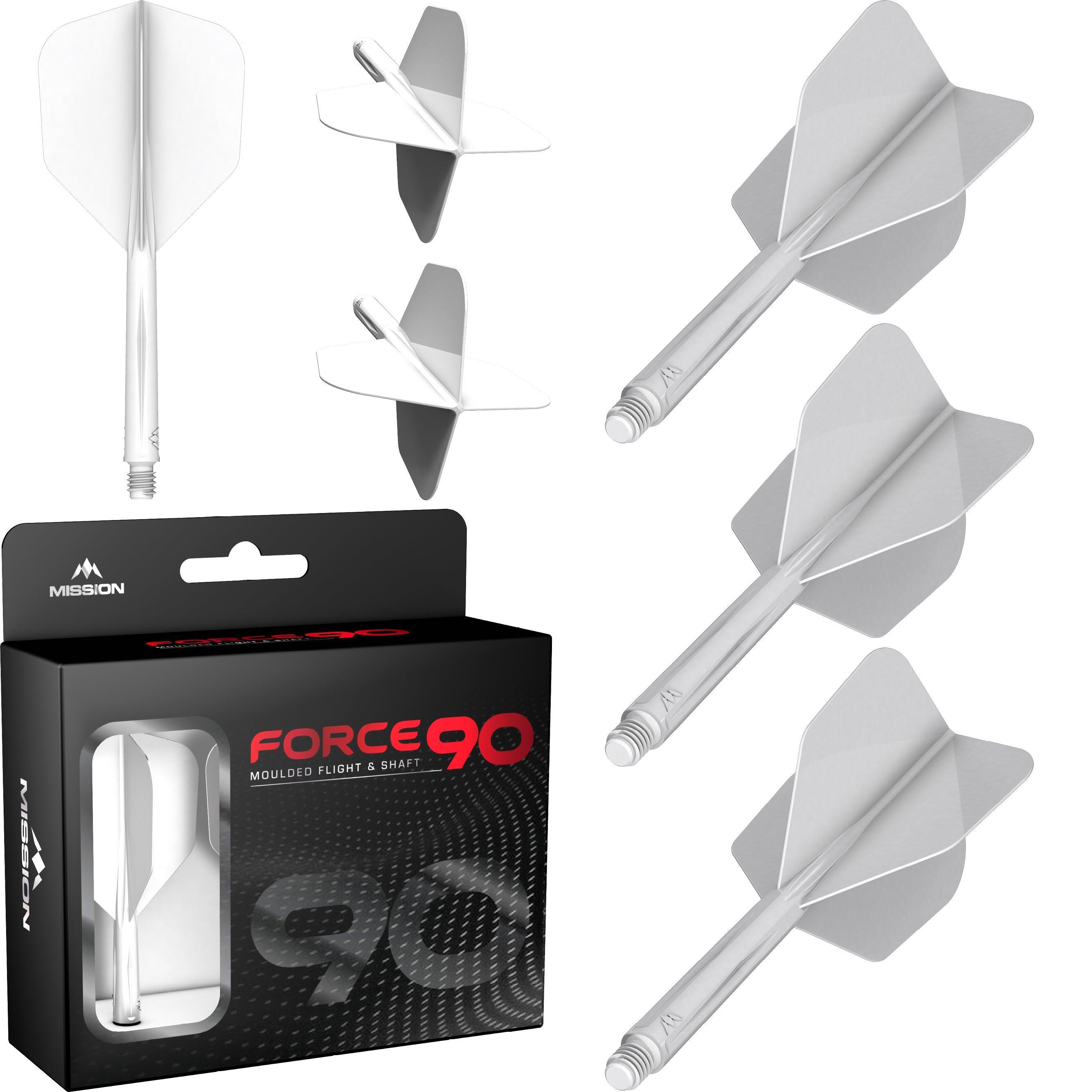 Mission - Force 90 Weiß - No6 - Flight System - Direct Darts - 3