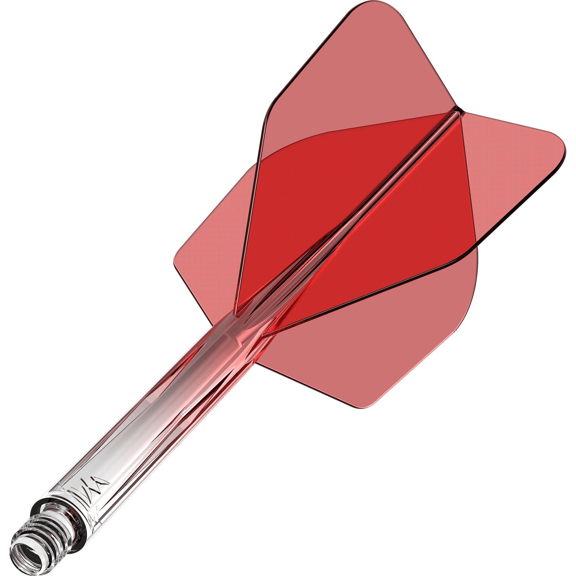 Mission - Force 90 Transparent Rot - No6 -Flight System - Direct Darts - 1