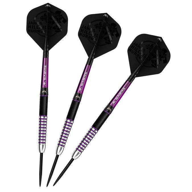 Mission - James Hurrell - Hillbilly - Schwarz & Lila - 90% - Steeldarts - Direct Darts - 2