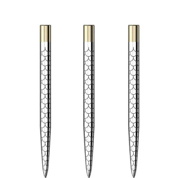 Mission - Laser Plus - Fan Mosaic - Silber - Steeldarts Spitzen - Direct Darts - 2