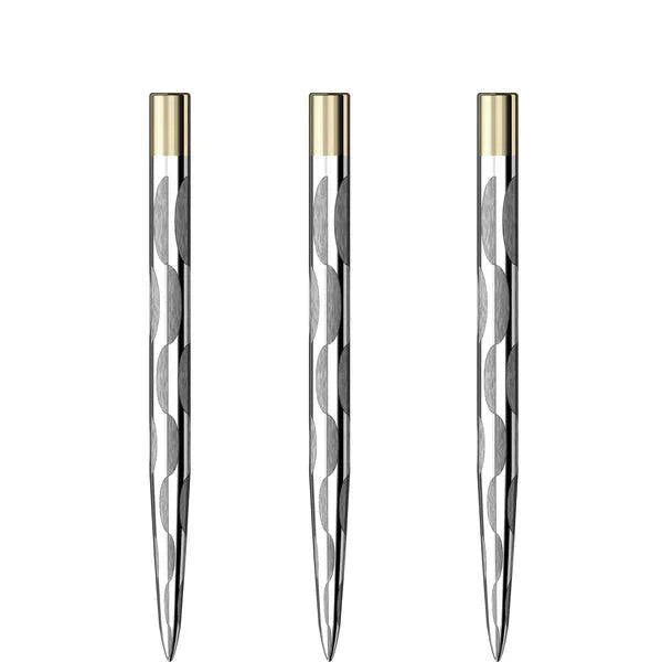 Mission - Laser Plus - Solid Arc - Silber - Steeldarts Spitzen - Direct Darts - 2