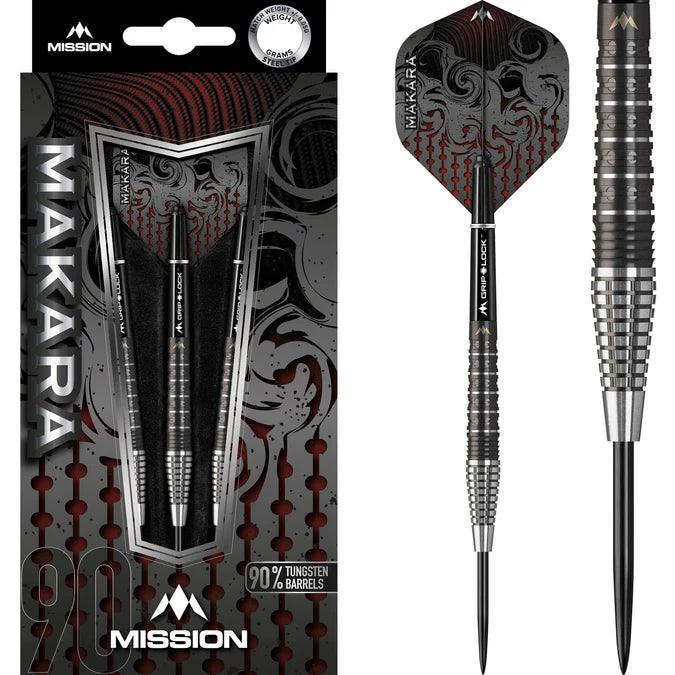 Mission - Makara - M2 - Graphite Pvd Schwarz - 90% - Steeldarts - Direct Darts - 1