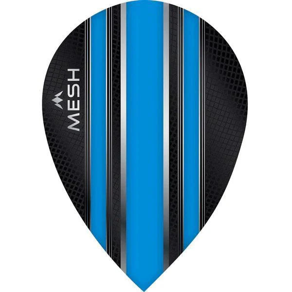 Mission - Mesh Pear Aqua - 100 Micron - Dart Flights - Direct Darts - 1