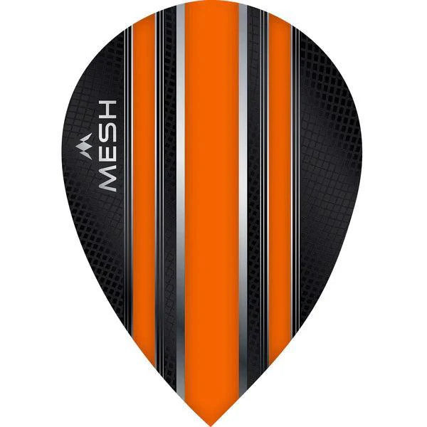 Mission - Mesh Pear Orange - 100 Micron - Dart Flights - Direct Darts - 1