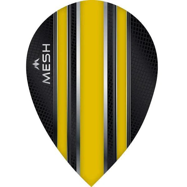 Mission - Mesh Pear Gelb - 100 Micron - Dart Flights - Direct Darts - 1