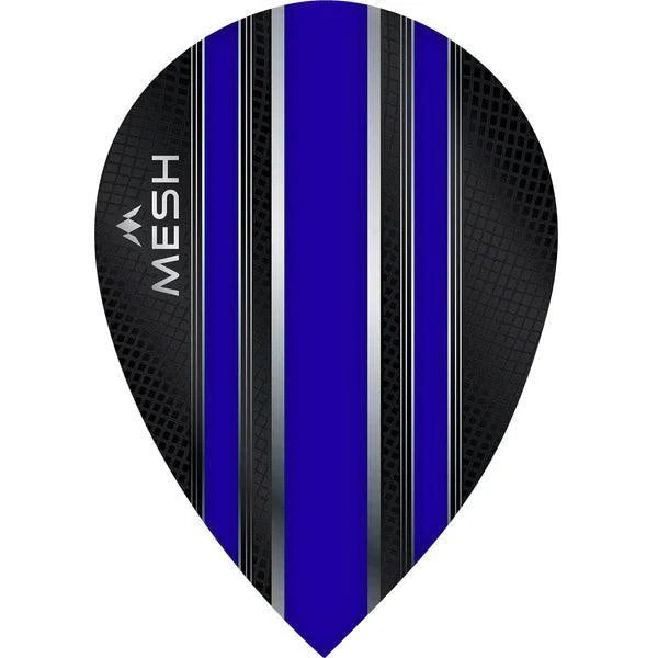 Mission - Mesh Pear Dunke Blau - 100 Micron - Dart Flights - Direct Darts - 1