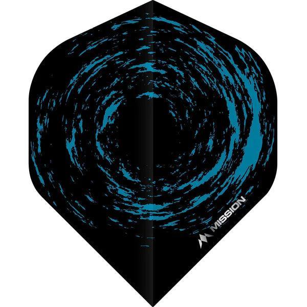 Mission - Nova No2 Blau - 100 Micron - Dart Flights - Direct Darts - 1