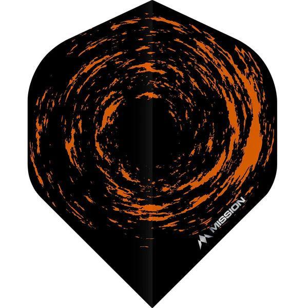 Mission - Nova No2 Orange - 100 Micron - Dart Flights - Direct Darts - 1
