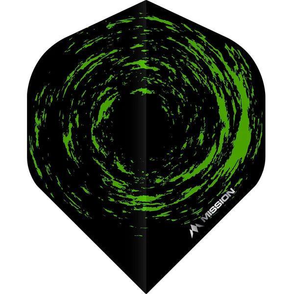 Mission - Nova No2 Grün - 100 Micron - Dart Flights - Direct Darts - 1